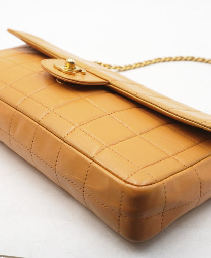 East West Chocolate Bar Flap Beige