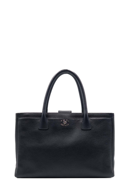 Executive Cerf Tote with Strap Black