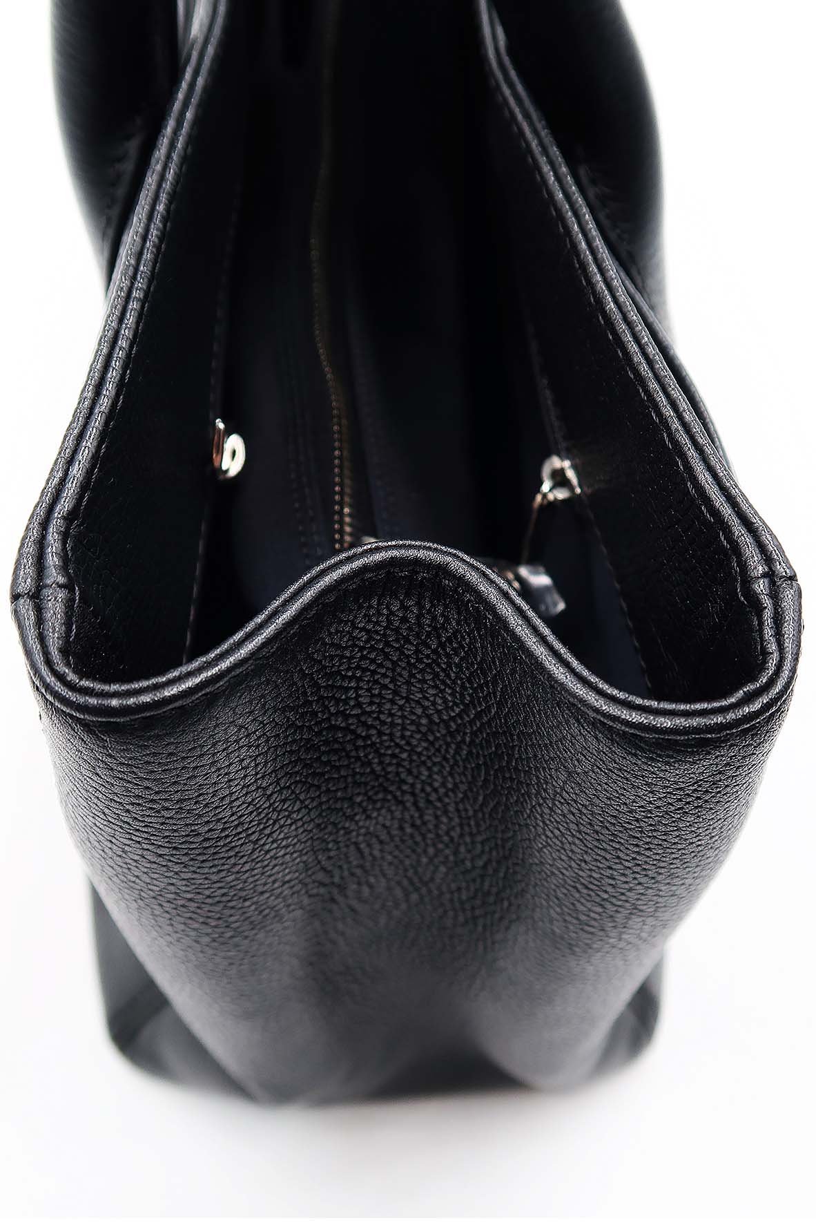 Executive Cerf Tote with Strap Black