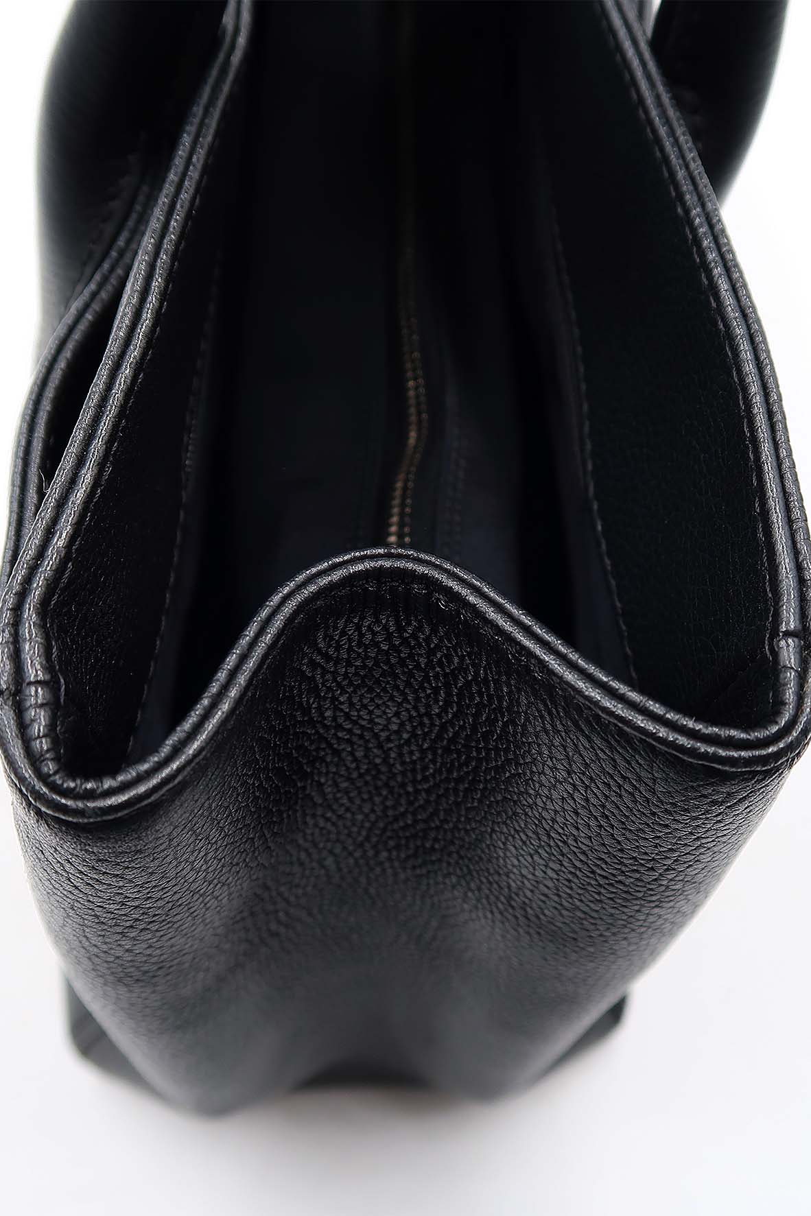 Executive Cerf Tote with Strap Black