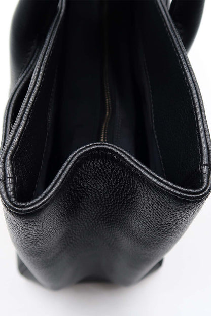 Executive Cerf Tote with Strap Black