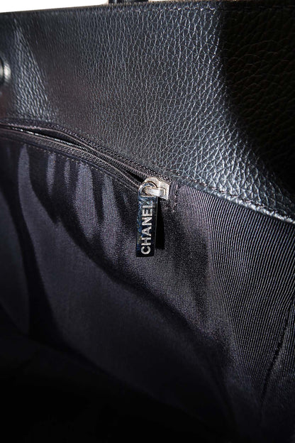 Executive Cerf Tote with Strap Black