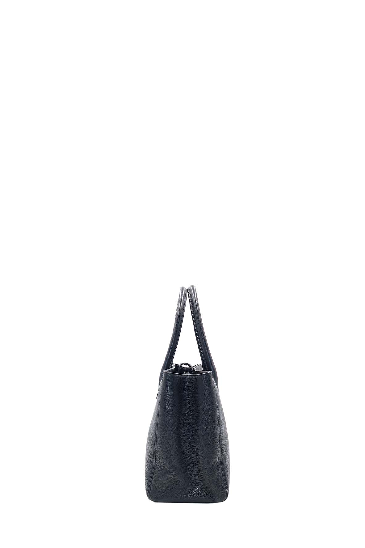 Executive Cerf Tote with Strap Black