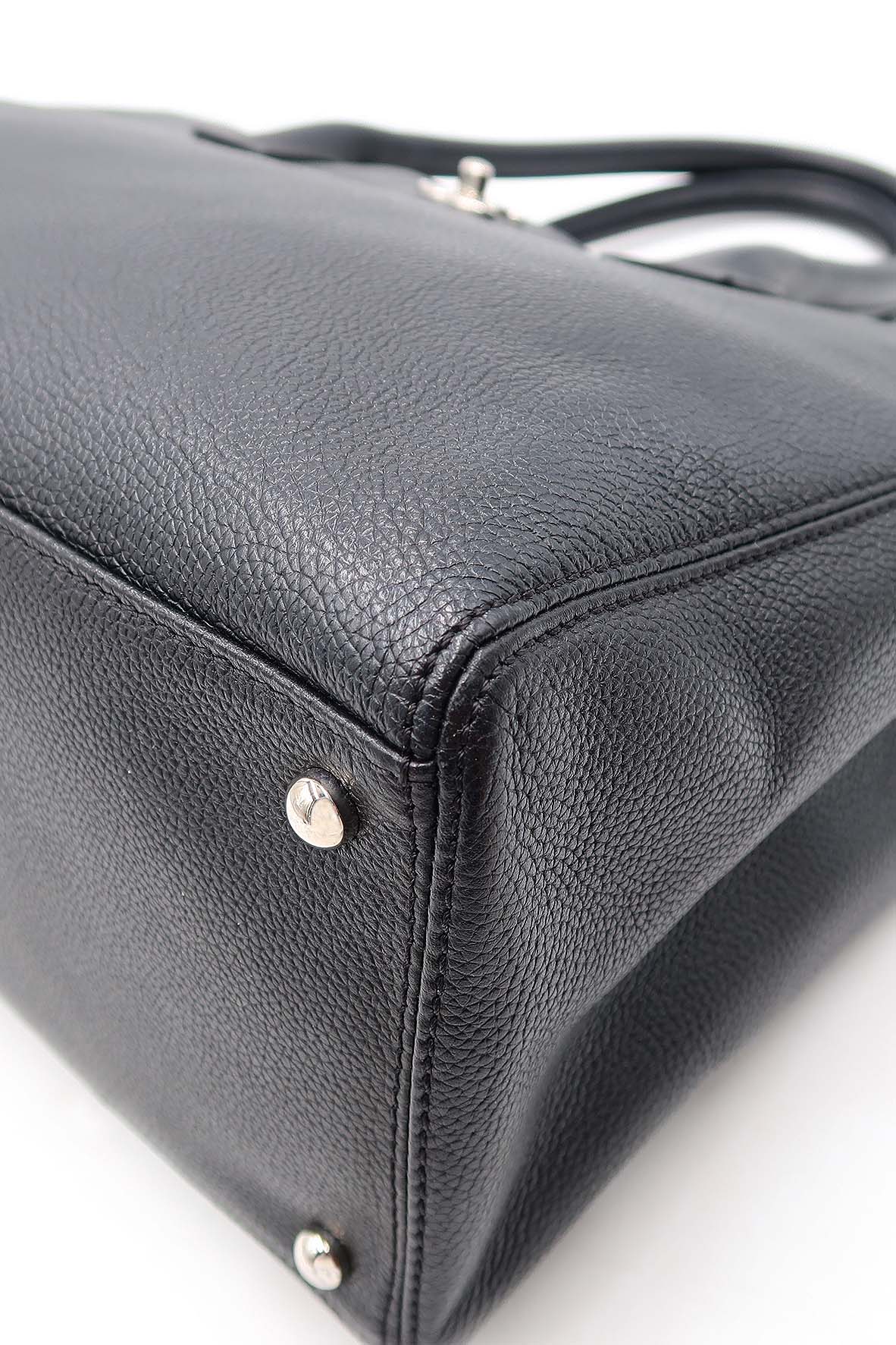 Executive Cerf Tote with Strap Black