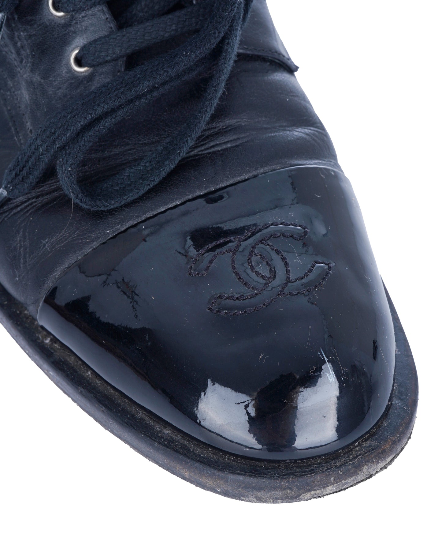 Chanel CC Boots with CC Toe Cap Detail  ALC1514