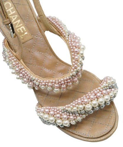 Chanel Pearl shoes dustbag 39.5 ASC4865