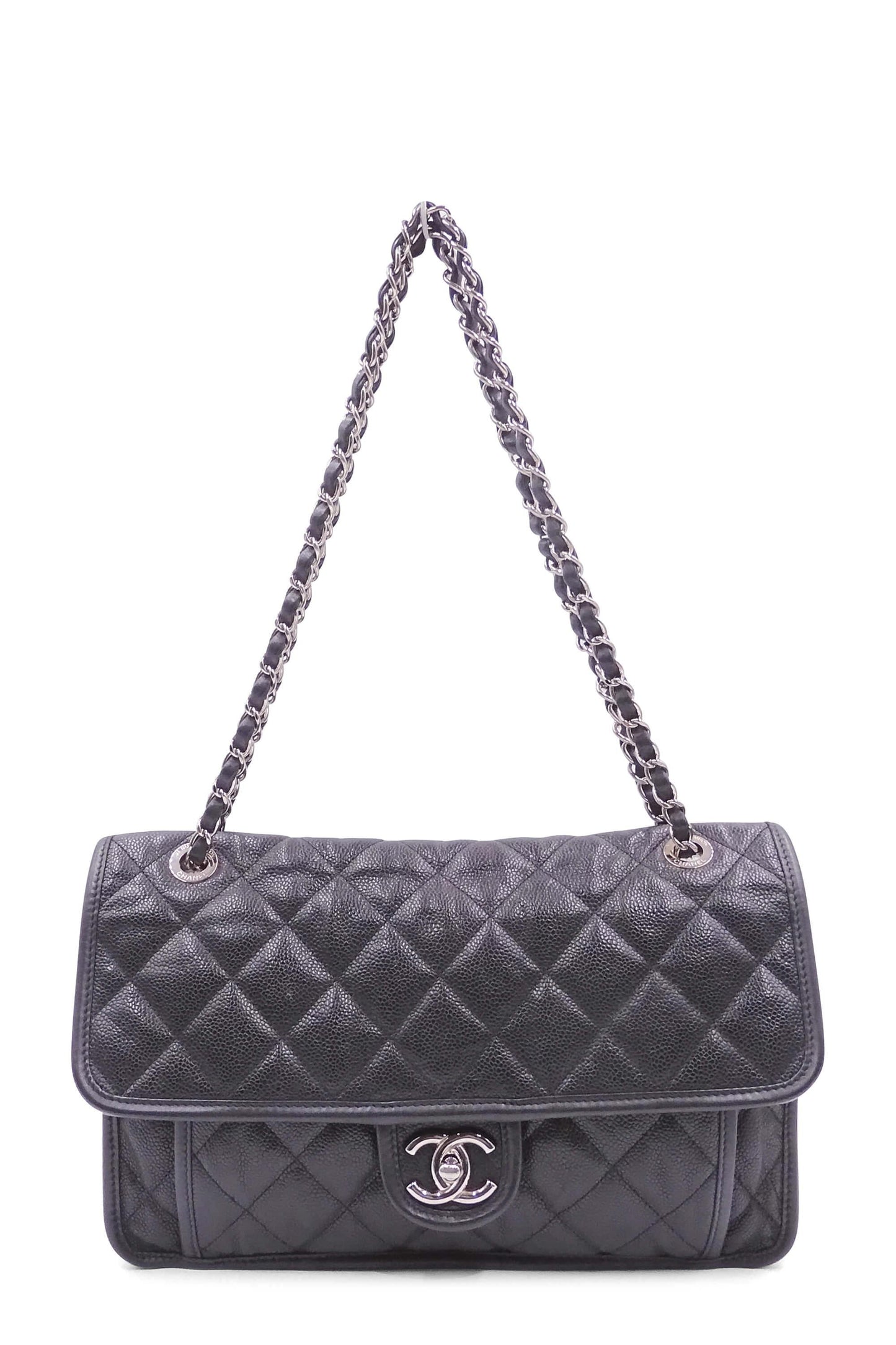 French Riviera Flap Bag Black