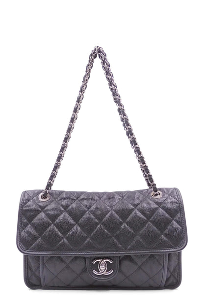 French Riviera Flap Bag Black