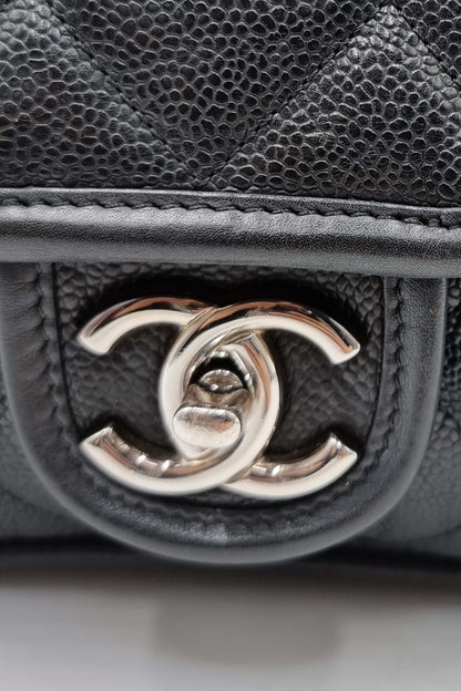 French Riviera Flap Bag Black