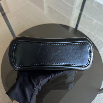 Gabrielle Small Hobo Quilted Calfskin Black GHW No 29
