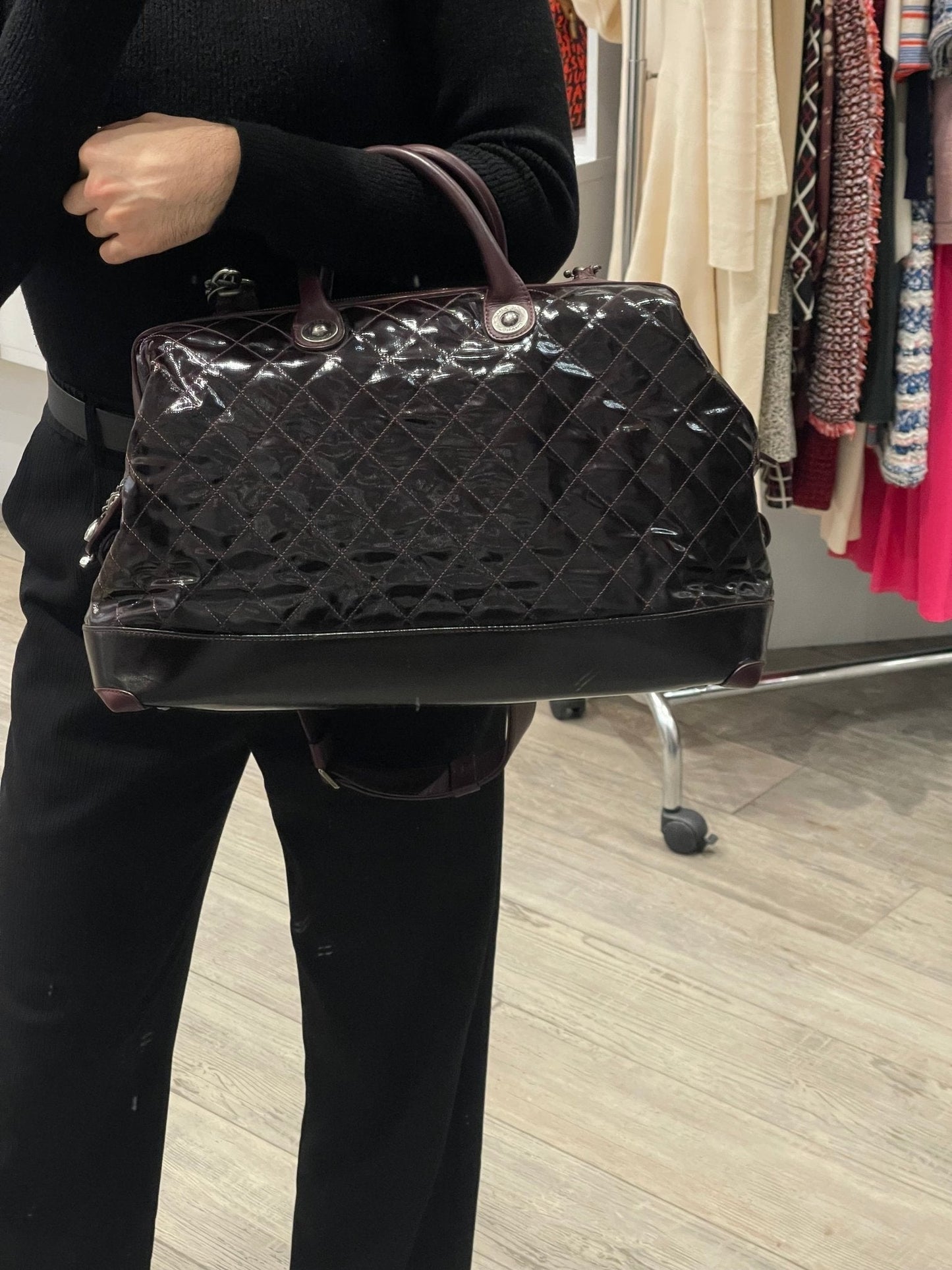 Chanel - grand cabas bordeaux