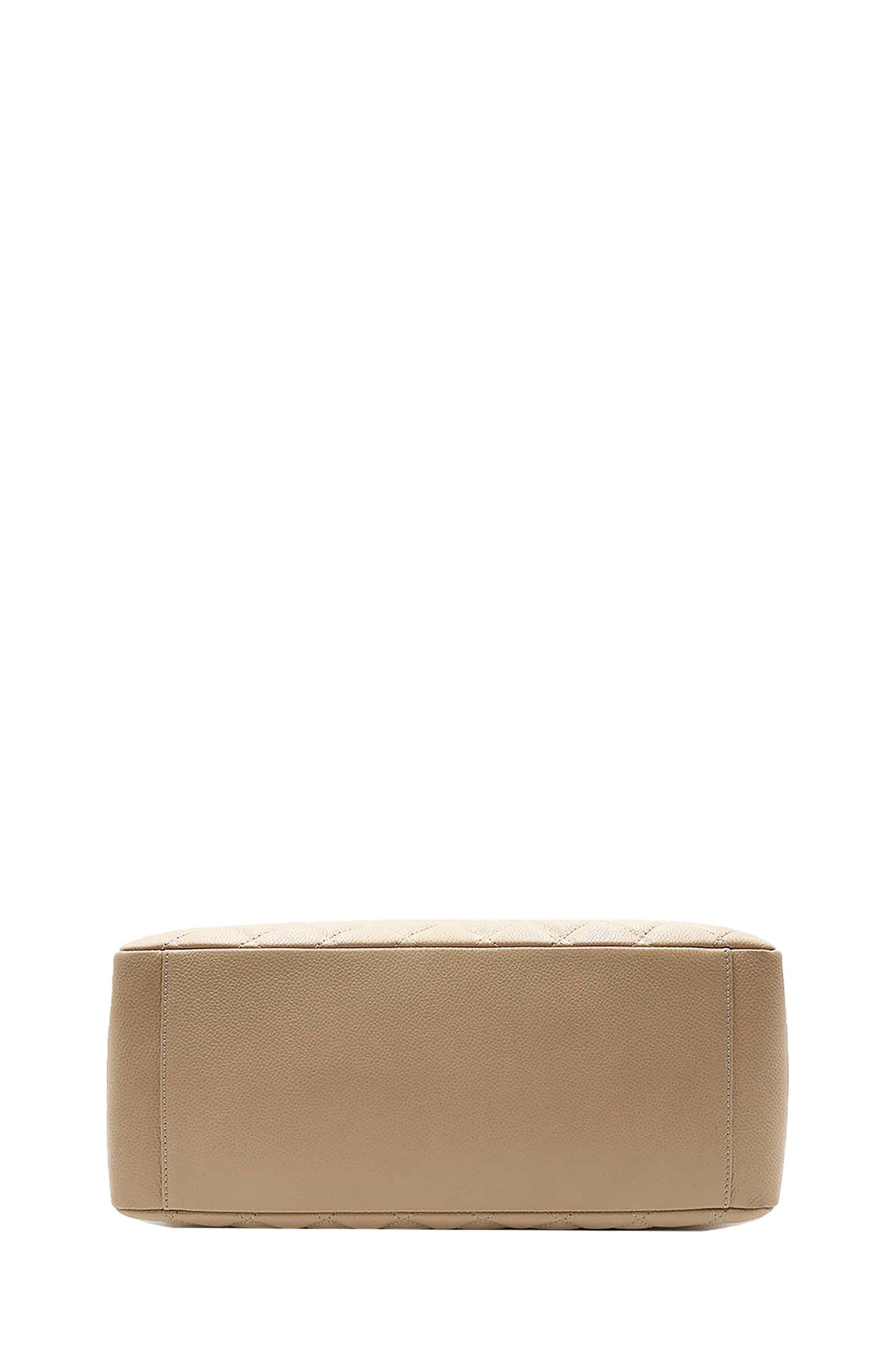 Grand Shopping Tote Beige with Silver Hardware Beige