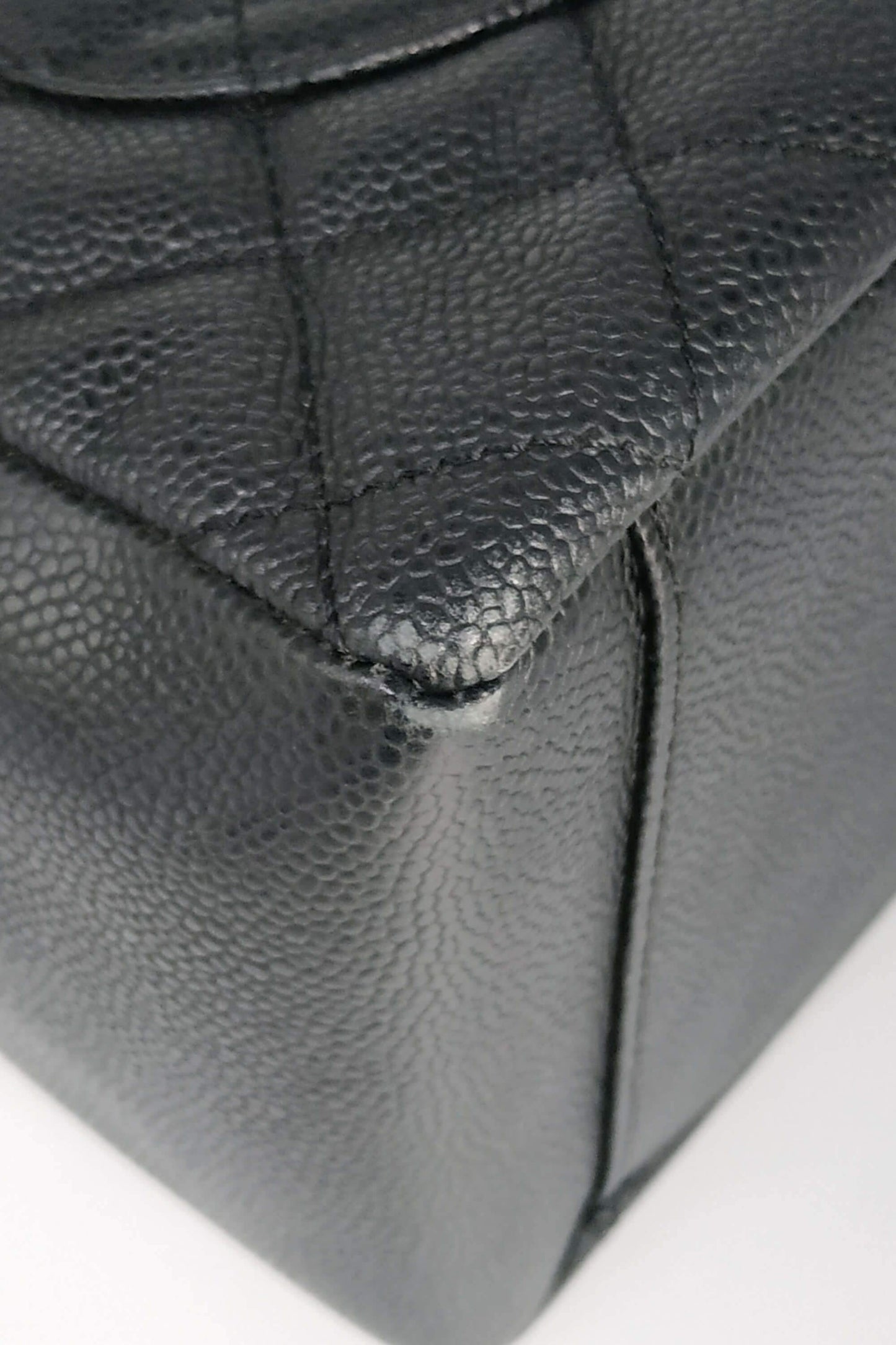 Grand Shopping Tote Black with Gold Hardware