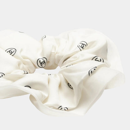 Hair accessory Silk twill Black & White