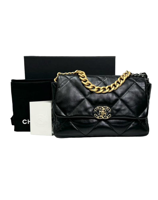 Chanel 19 Black Medium Bag