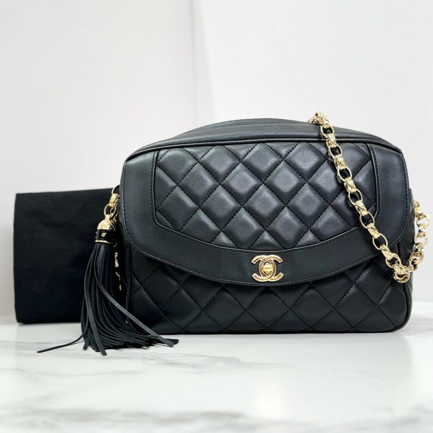 Chanel Black Camera Bag