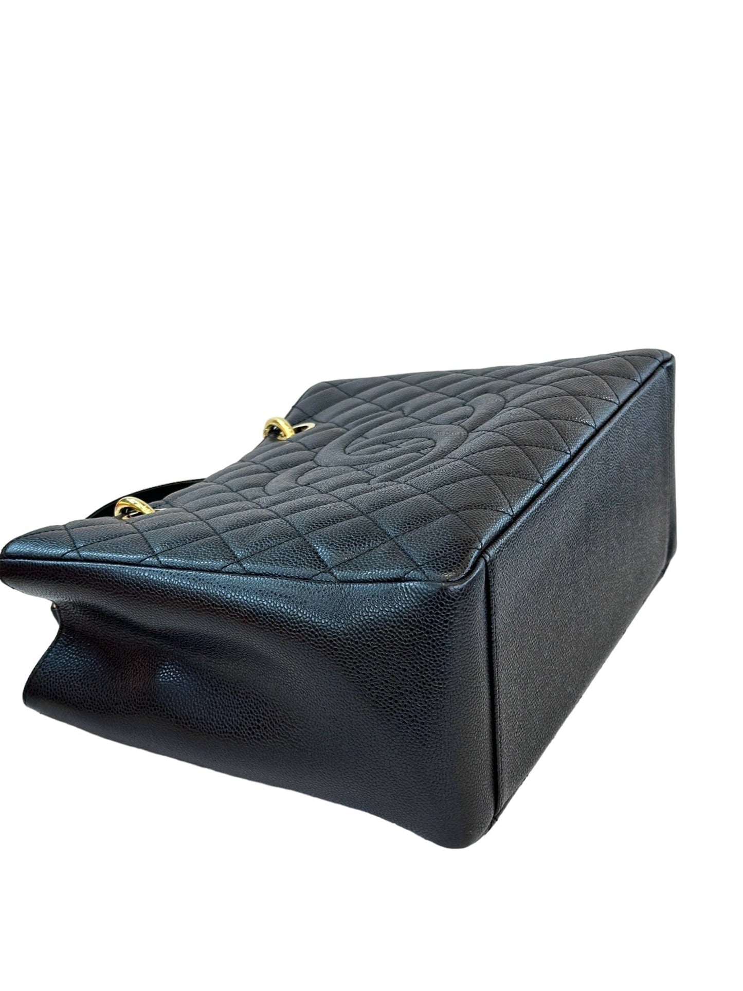 Chanel Black Caviar GST with GHW