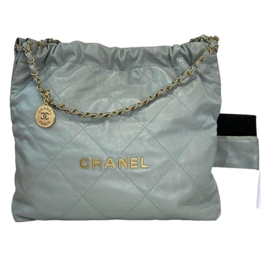 Chanel Green Med 22 Bag