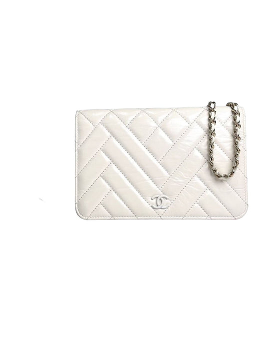 Chanel White WOC bag