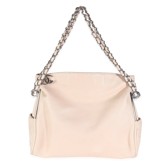 Chanel Beige Lambskin Ultimate Soft Hobo