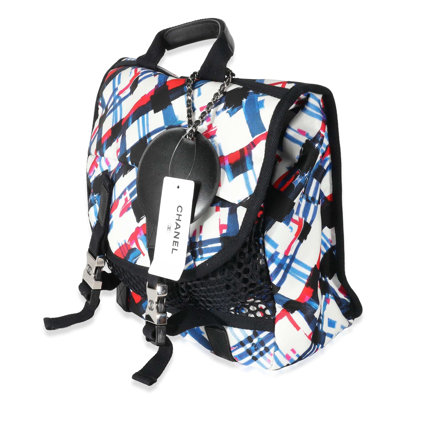 Chanel Blue White Red Nylon Airline Backpack