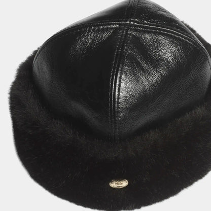Hat Lamb & mixed fibers Black