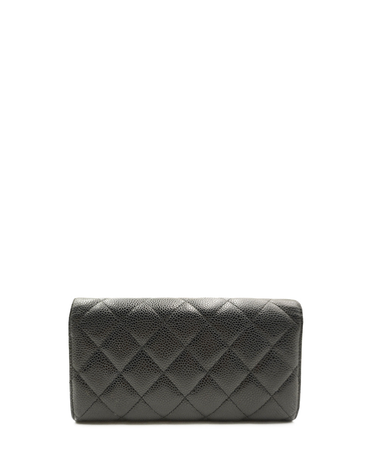 Interlocking CC Logo Continental Wallet Black