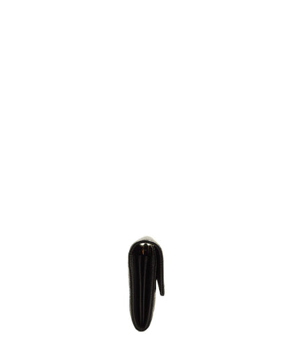Interlocking CC Logo Continental Wallet Black