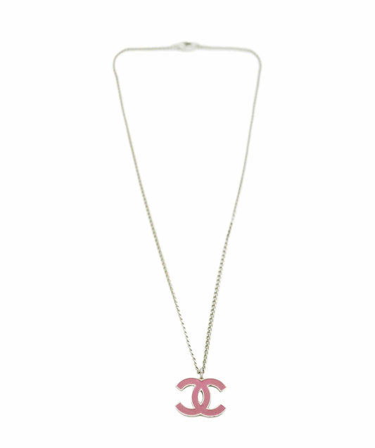 CHANEL Cocomark Necklace Pink 04P DBXS2179