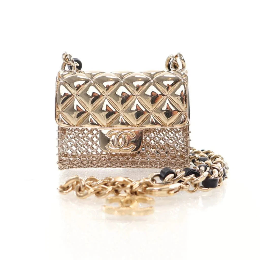Chanel Flap Bag Chain Pendant Necklace L-N1NARY