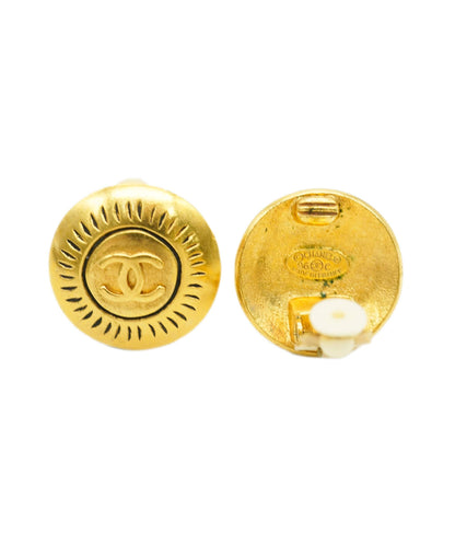 CHANEL Vintage 96C Cocomark CC Button Earrings DBXS2122