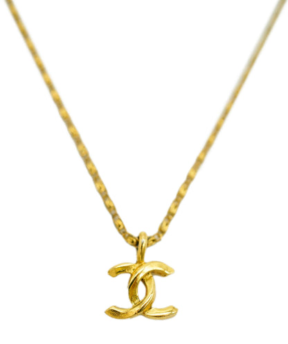 CHANEL Vintage Coco Logos Necklace DBXS2166