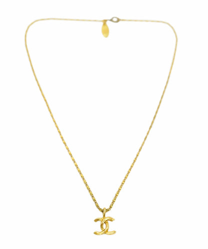 CHANEL Vintage Coco Logos Necklace DBXS2166