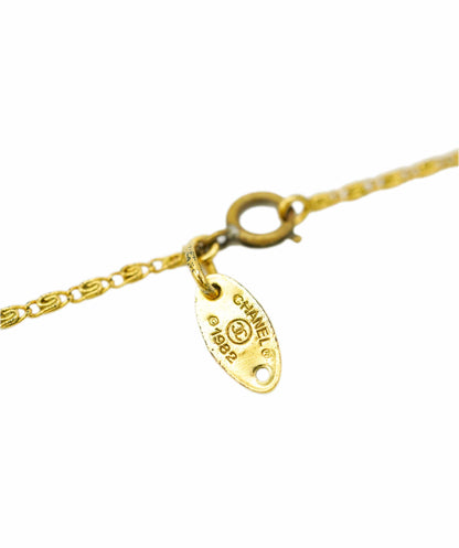 CHANEL Vintage Coco Logos Necklace DBXS2166
