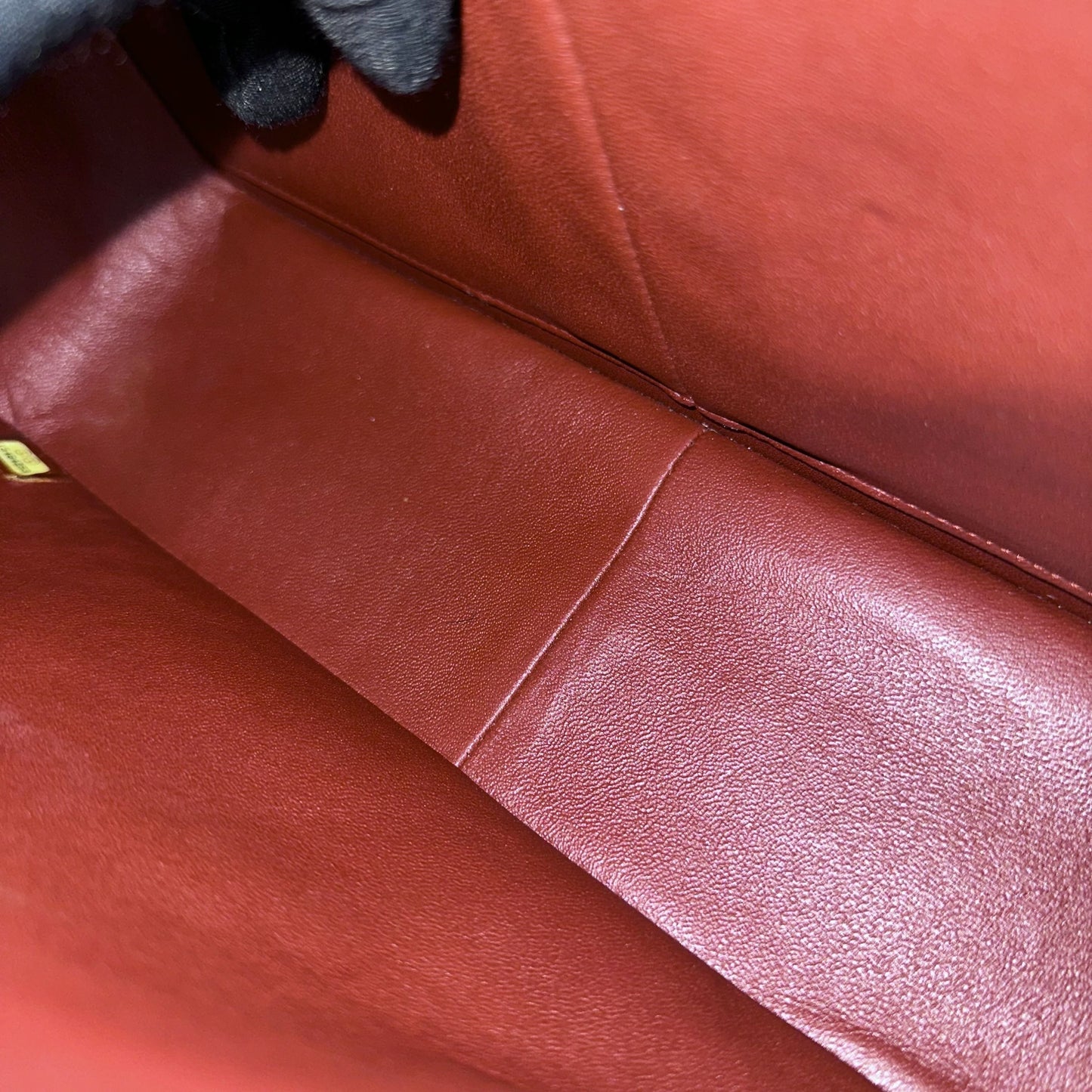 Jumbo Double Flap Lambskin Classic Flap Burgundy SHW No 15