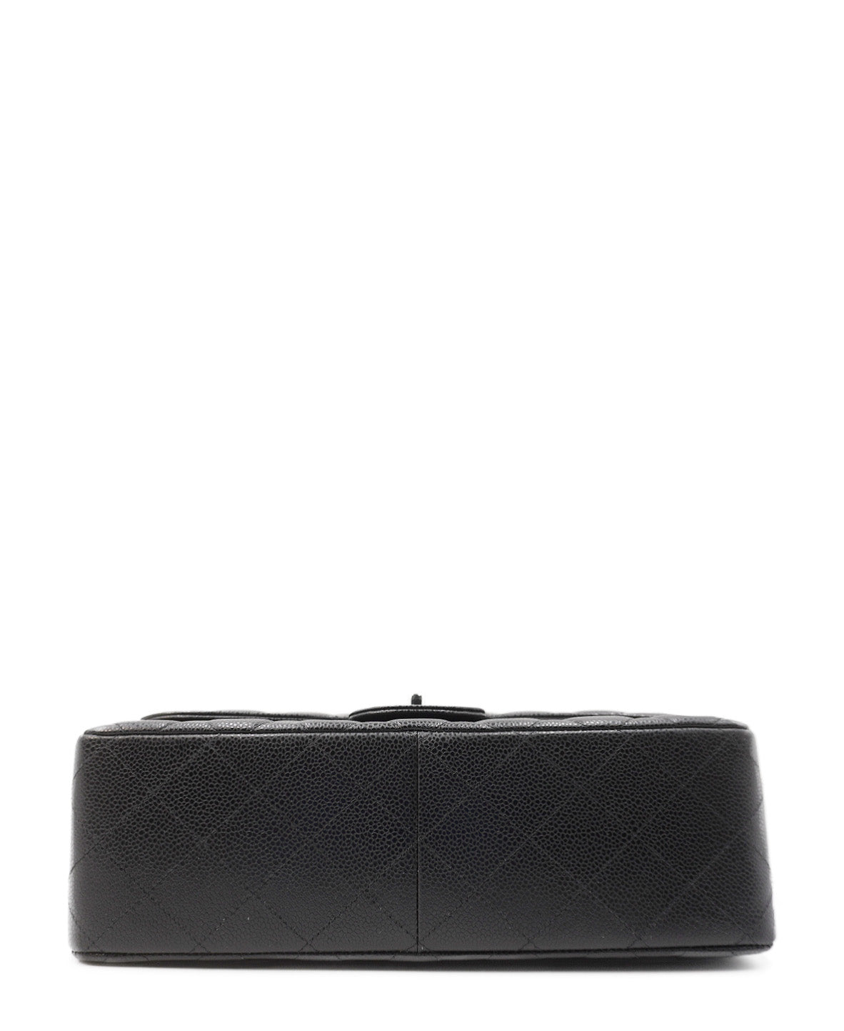 Jumbo Classic Caviar Double Flap Black