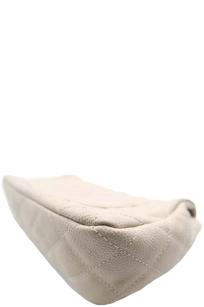 Large Now & Forever Flap Bag Beige