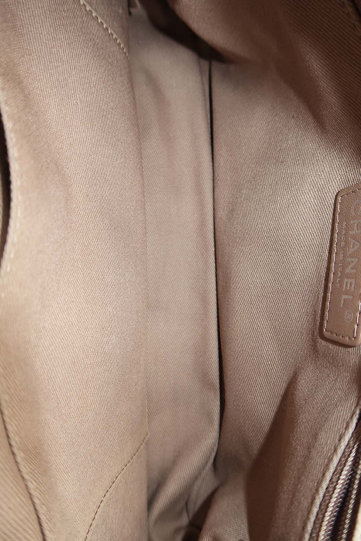 Large Now & Forever Flap Bag Beige