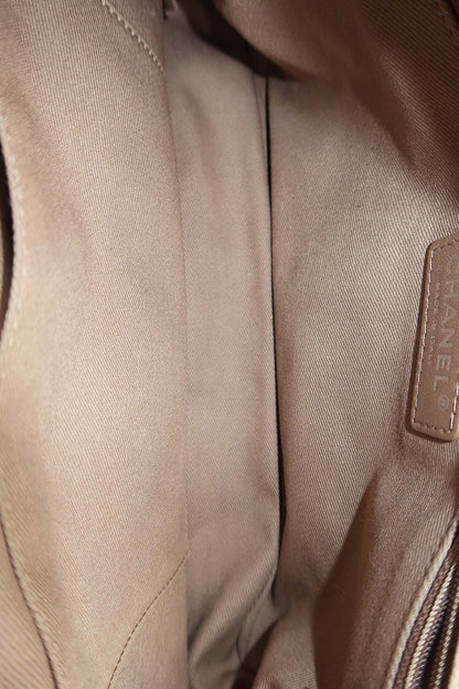 Large Now & Forever Flap Bag Beige