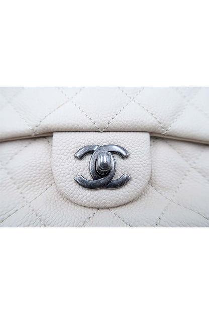 Large Now & Forever Flap Bag Beige