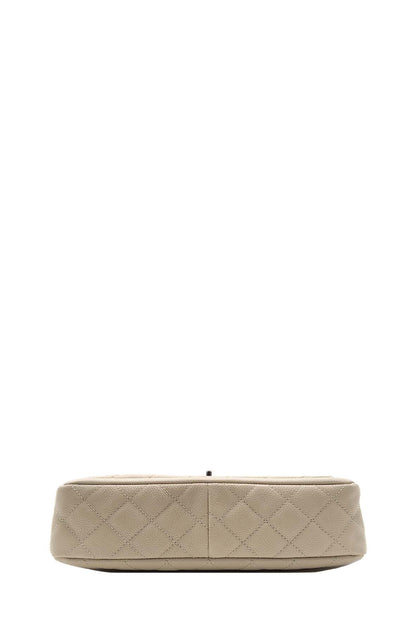 Large Now & Forever Flap Bag Beige