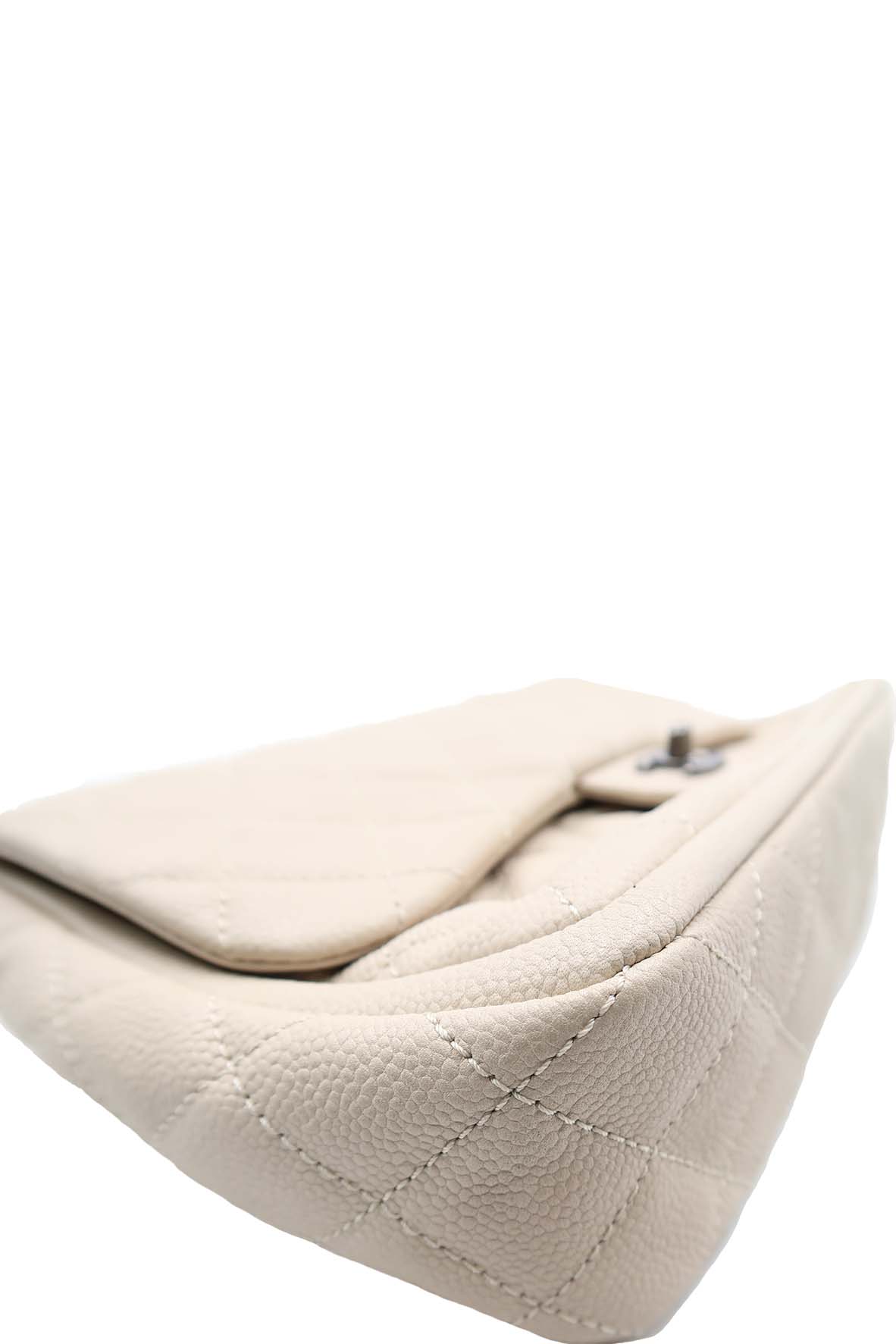 Large Now & Forever Flap Bag Beige