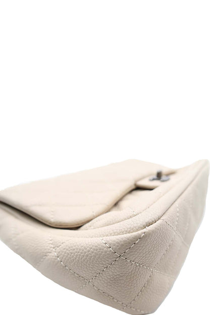 Large Now & Forever Flap Bag Beige