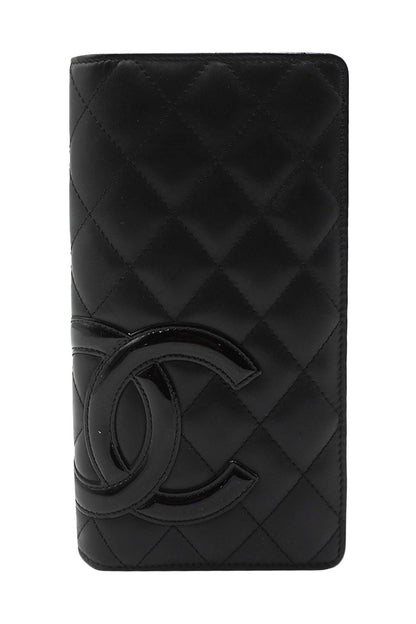 Ligne Cambon Leather Bifold Wallet Black