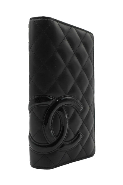 Ligne Cambon Leather Bifold Wallet Black