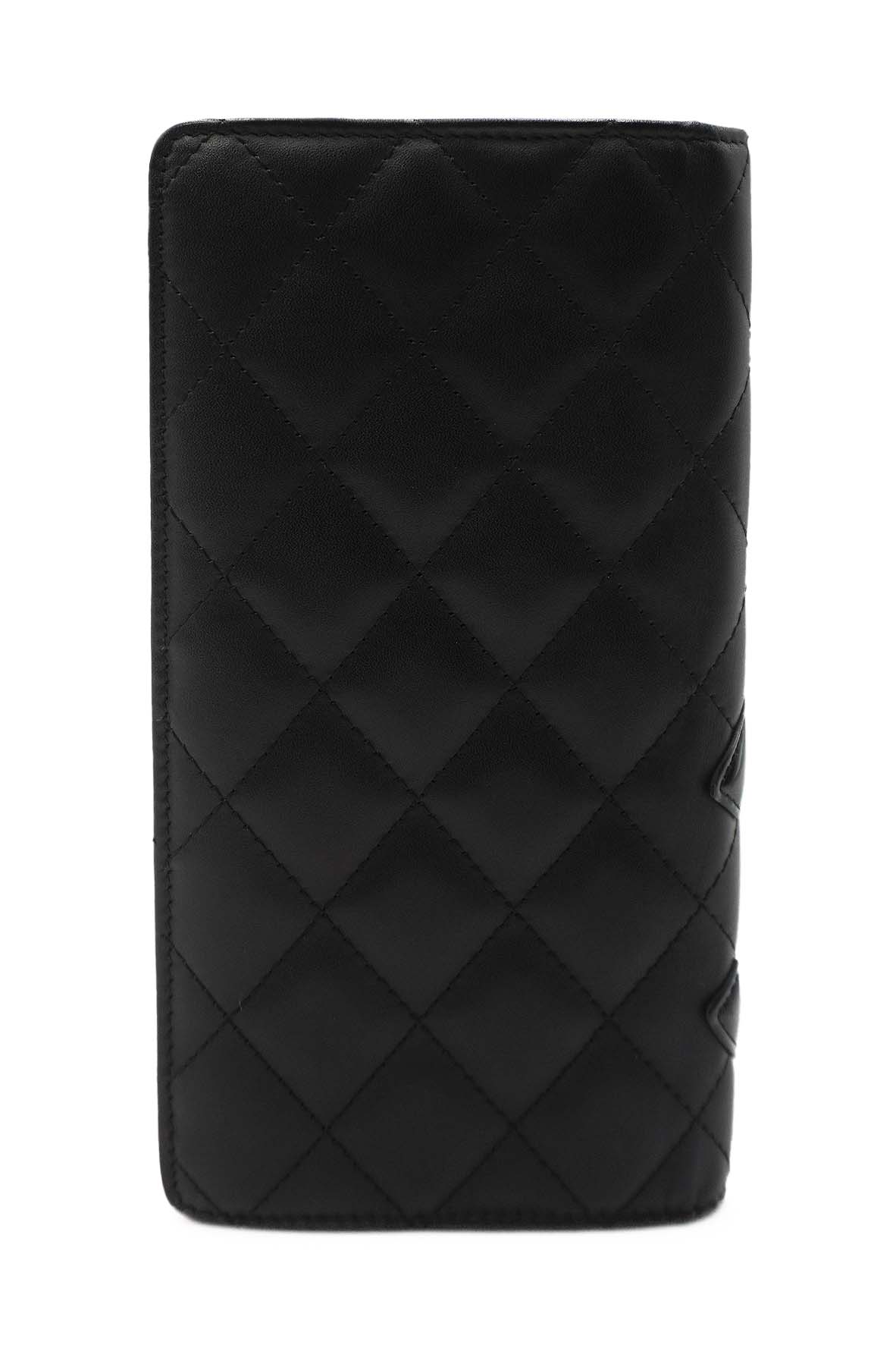 Ligne Cambon Leather Bifold Wallet Black