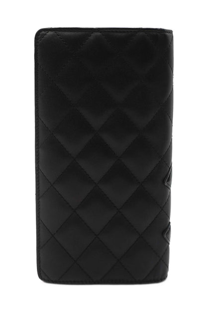 Ligne Cambon Leather Bifold Wallet Black