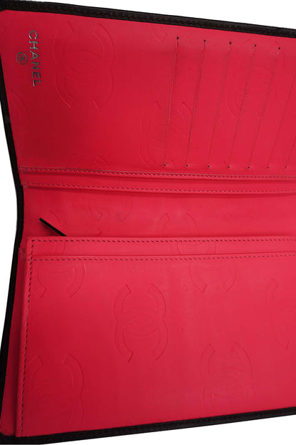 Ligne Cambon Leather Bifold Wallet Black