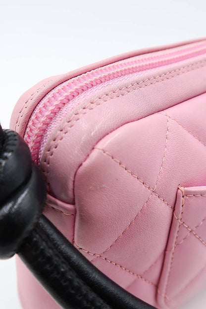 Ligne Cambon Pochette Pink Black