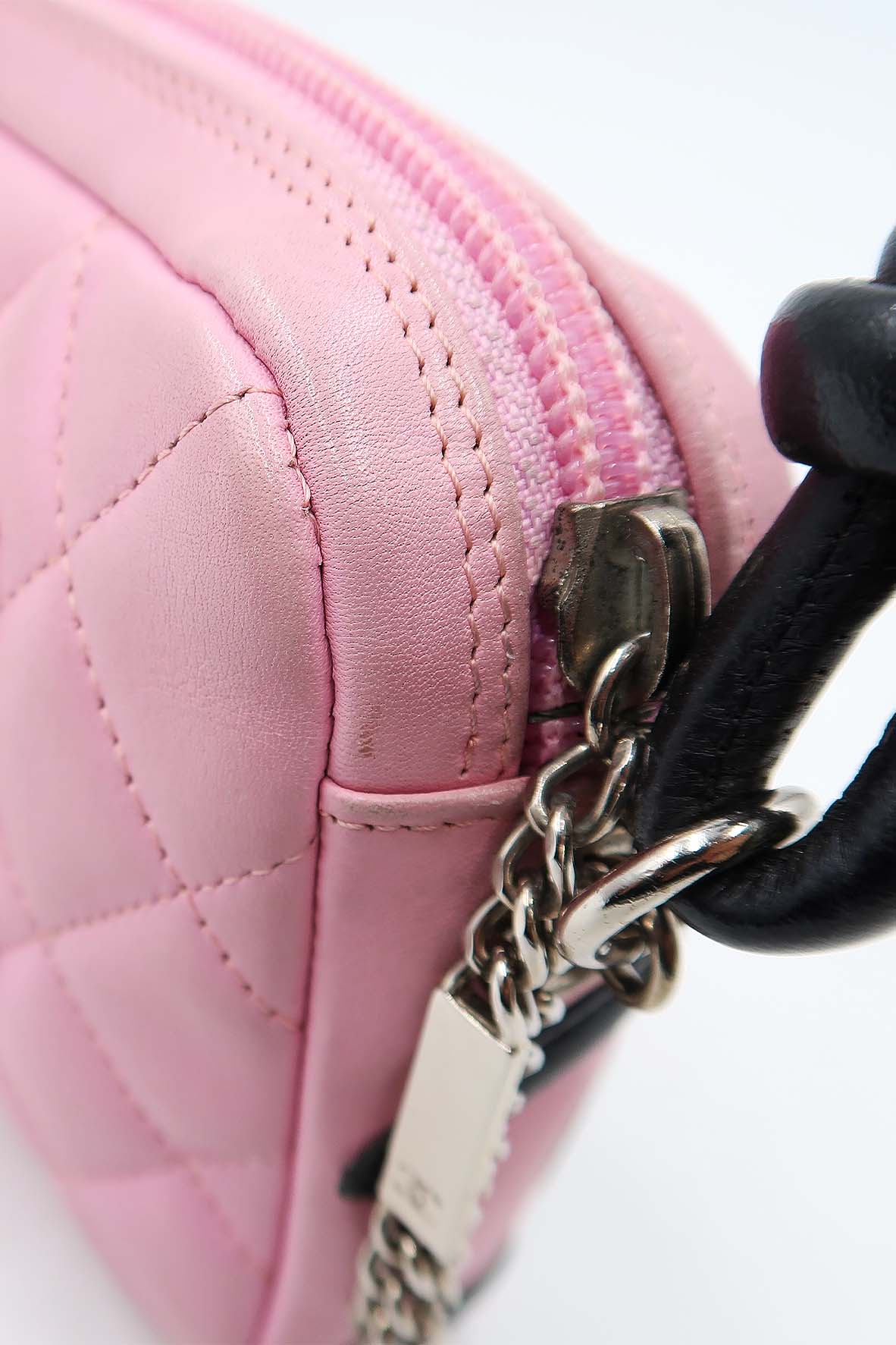Ligne Cambon Pochette Pink Black